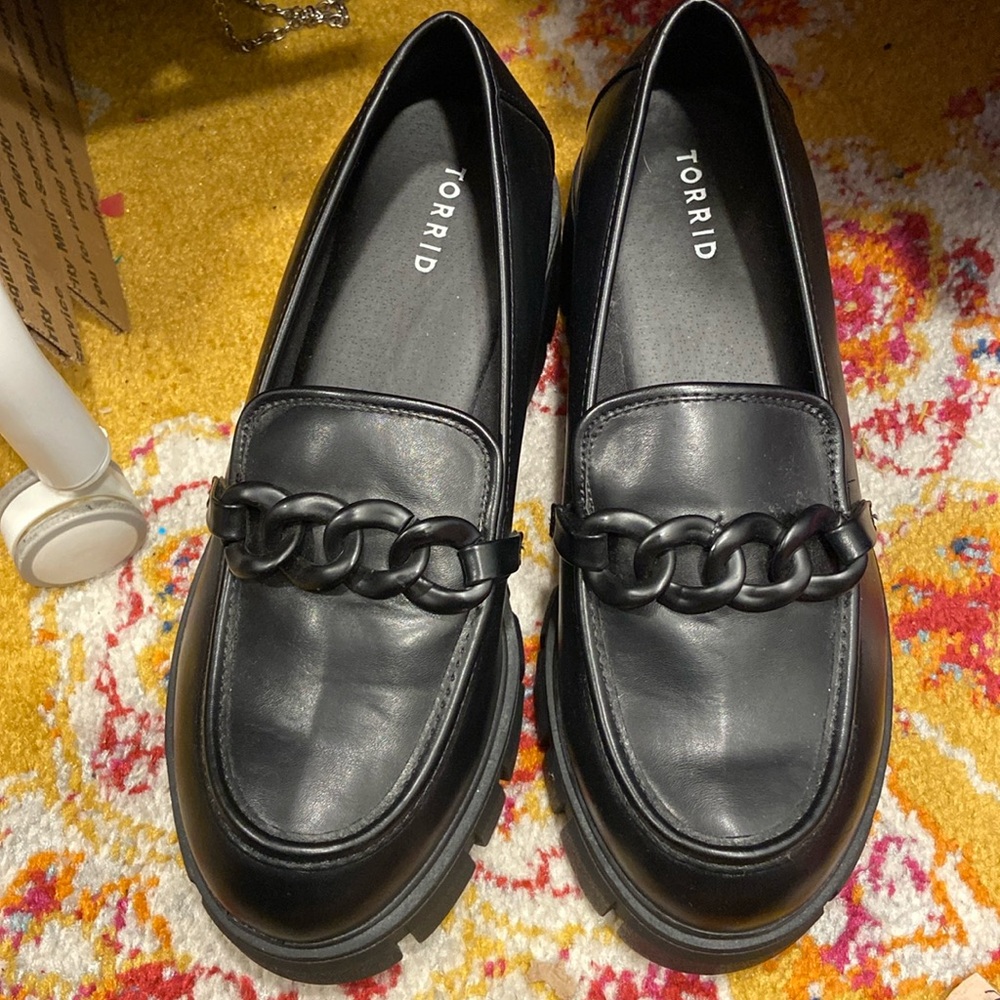 Torrid heeled loafers women’s size 11W